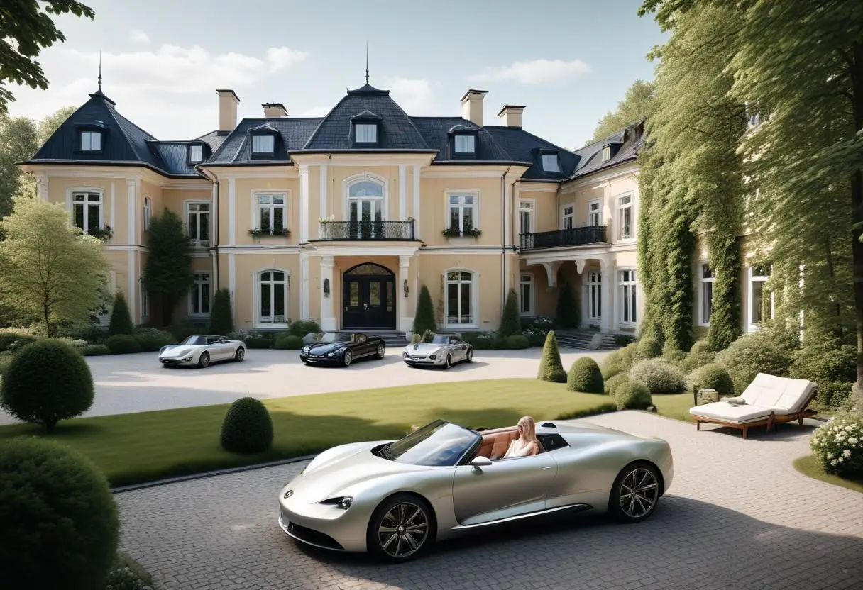 E-type förmögenhet illustration
