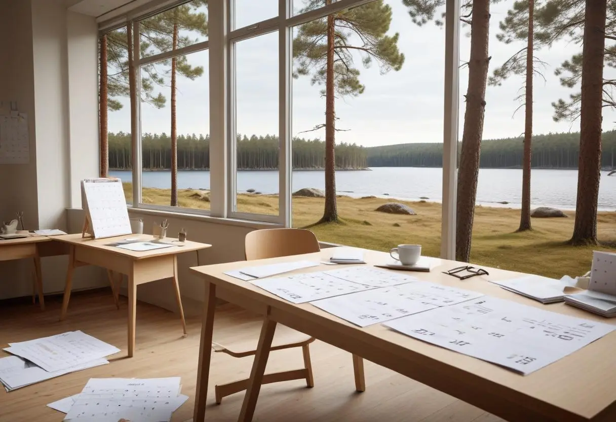 Hur många timmar jobbar man på ett år? En peppig guide till arbetstiden! illustration
