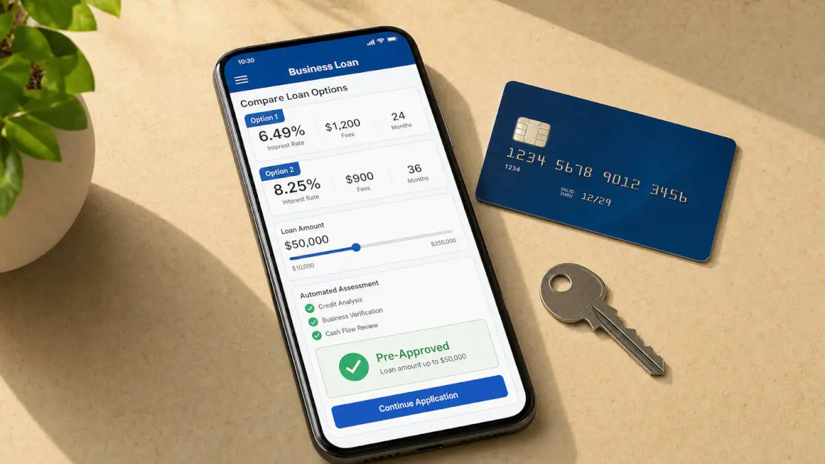 Så förändrar digitala ansökningsflöden företagens beteende vid låneval illustration